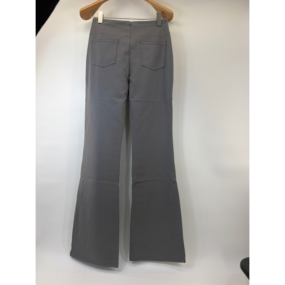 Halara Petite High Waisted Flare Yoga Pants Gray Size Medium M Pockets